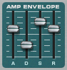 SubTractor amplitute envelope ADSR sliders