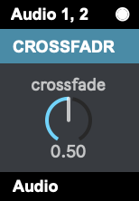 Screenshot of the Auzzie CROSSFADR module.